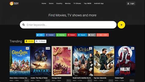 discover more than sixty thousands movies & tv shows in full hd 1080p without registration. . Solarmovies com